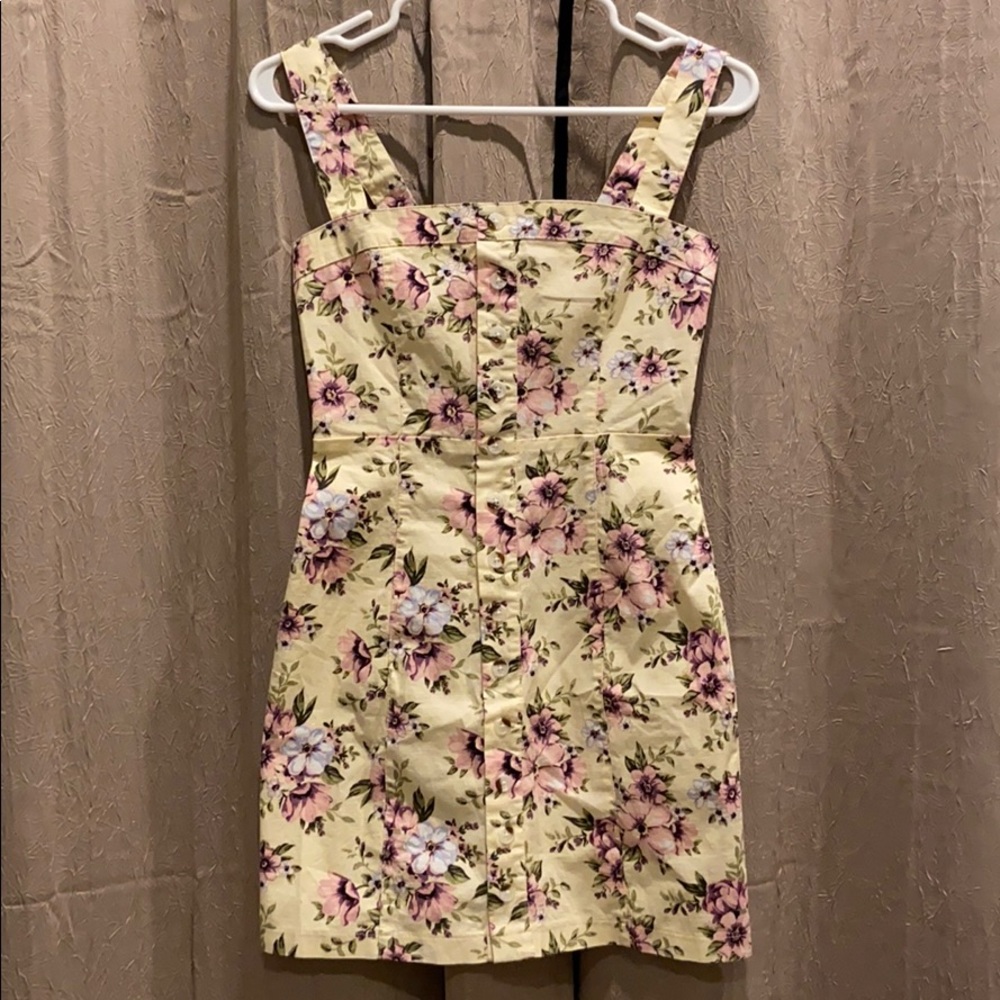 NWT- Forever 21 mini floral button-down dress